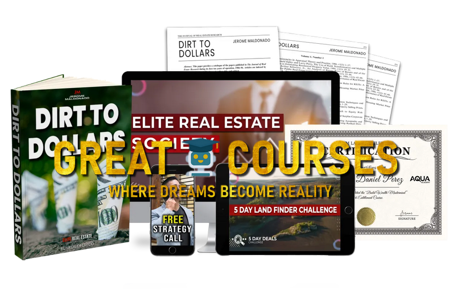 Dirt To Dollars: Land Investor Program By Jerome Maldonado - Free Download Course