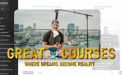 High Ticket Shopify Dropshipping By Ecom Tom - Tom Cormier - Free Download Course - Dropshipping University