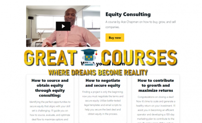 Equity Consulting By Ace Chapman - Free Download Course