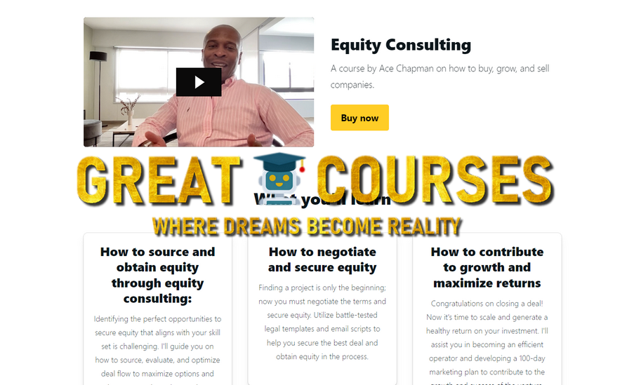Equity Consulting By Ace Chapman - Free Download Course