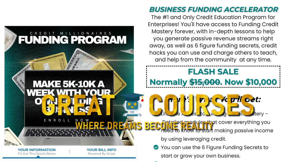 Credit Millionaires Funding Program By Runway Billionaire - Maurice Bowman - Free Download Course With Steve Heath - Credit Millionaires Funding Business