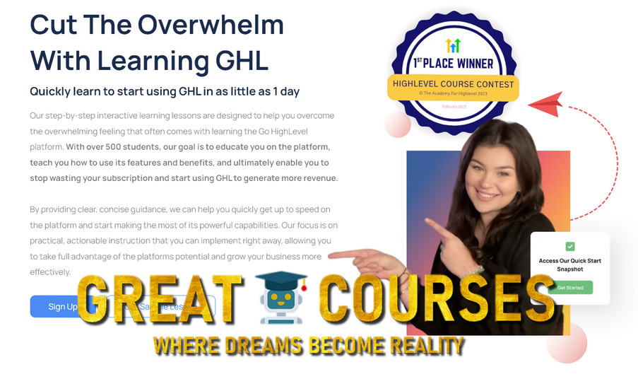 The GHL Academy Official Automation Expert For Go HighLevel Level 1, 2 & 3 - Free Download Course - Extendly For HighLevel