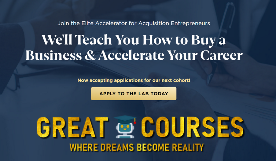 The Acquisition Lab Membership By Walker Deibel - Free Download Courses - Buy Then Build