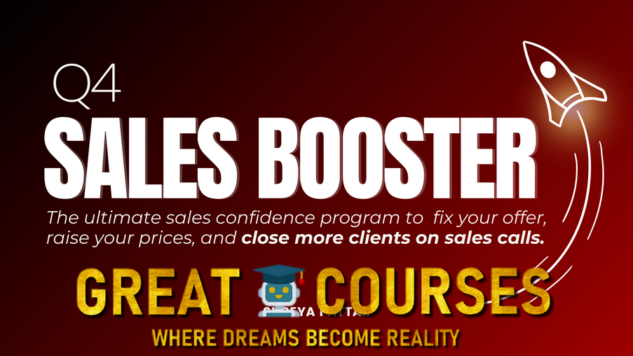Q4 Sales Booster By Shreya Pattar - Free Download Advanced Course