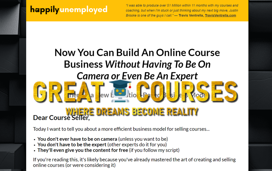 Knowledge Network Workshop By Justin Brooke - Free Download Course - Happily Unemployed