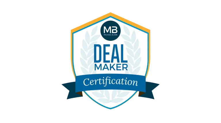 Deal Maker Certification By Michael Blank - Free Download Course