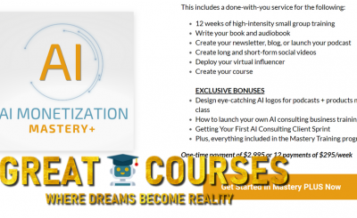 AI Monetization Mastery Plus + Elite By Roland Fraiser - Free Download Course