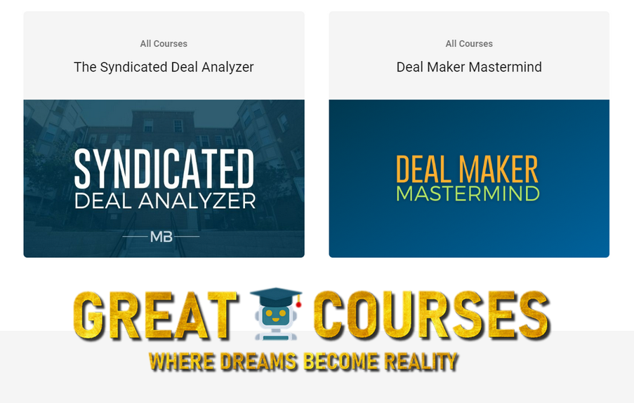 Deal Maker Mastermind By Michael Blank + Syndicated Deal Analyzer - Free Download Course - Deal Maker Certification Bundle