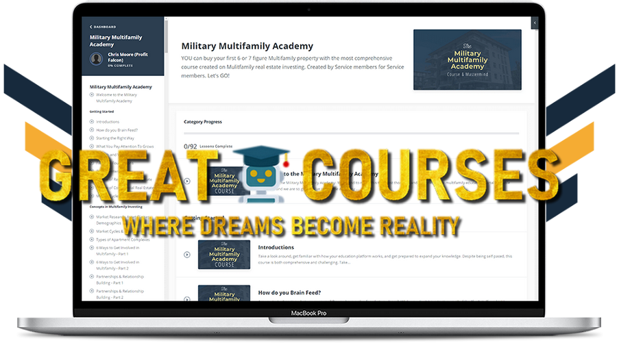 Military Multifamily Academy By Markian Sich - Free Download Course Active Duty Passive Income - Unlimited Package