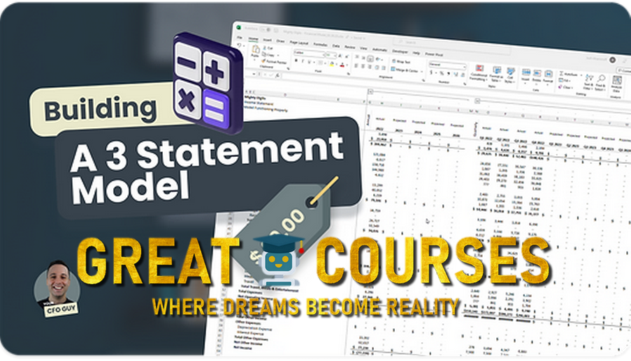 Intro To Building A 3 Statement Model By Josh Aharonoff - Free Download Course - Your CFO Guy Intro To Building A 3 Statement Model By Josh Aharonoff - Free Download Course - Your CFO Guy