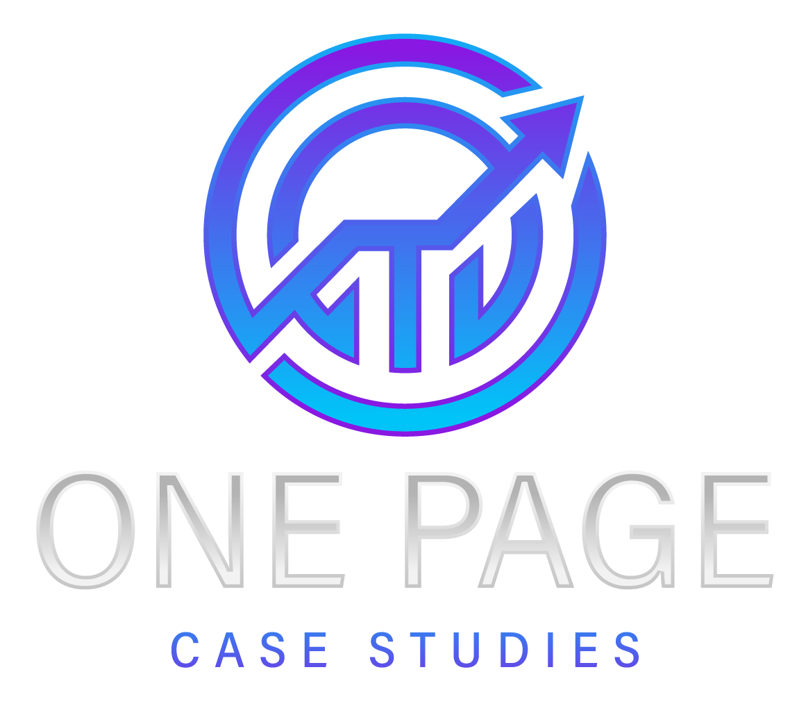1 Page Case Studies By Ed Winslow - Free Download One Page Case Studies Course