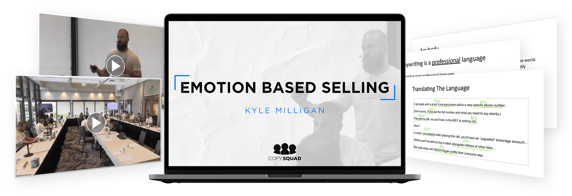 From Copywriter To Closer By Kyle Milligan - Free Download Live Masterclass Course Copy Squad + Emotion Based Selling OTO