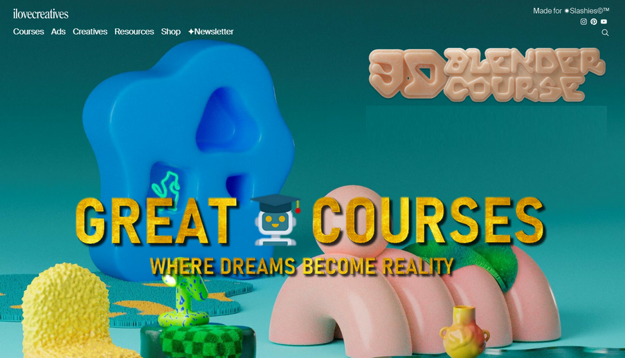 3D Blender Course By ILoveCreatives - Free Download 3D Design