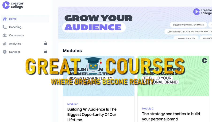 Creator College By Genflow - Free Download Course