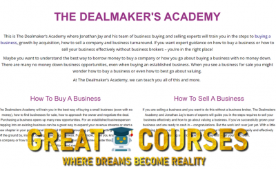 Dealmakers Academy By Jonathan Jay - Free Download Course