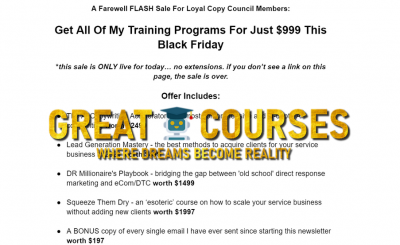 Zarak - All Courses Bundle - Free Download Copy Council Offer