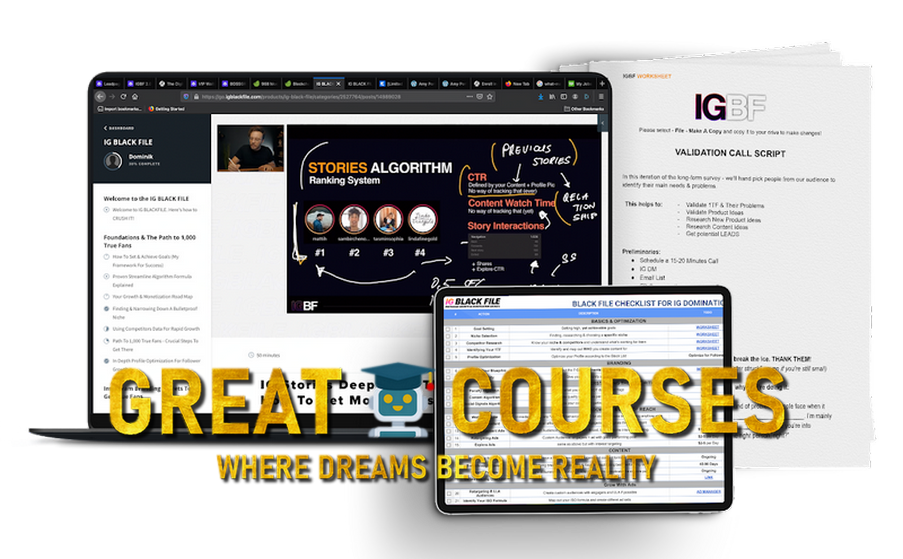 The IG BlackFile 4.0 By Dominik Rieger - Free Download IGBF Course - Heydominink Black File The IG BlackFile 4.0 By Dominik Rieger - Free Download IGBF Course - Heydominink Black File