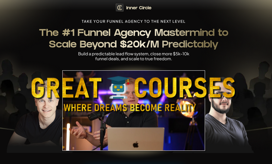Inner Circle Funnel Agency Mastermind By Gusten Sun & Pedro Moreira - Free Download Course