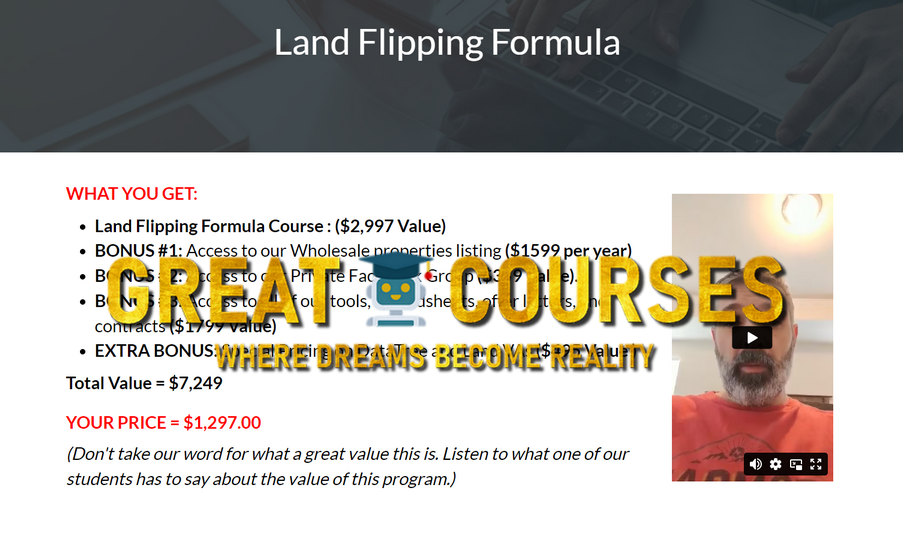 Land Flipping Formula By Paul Hersko & Willie Goldberg - Free Download Course - Land Investing Pros