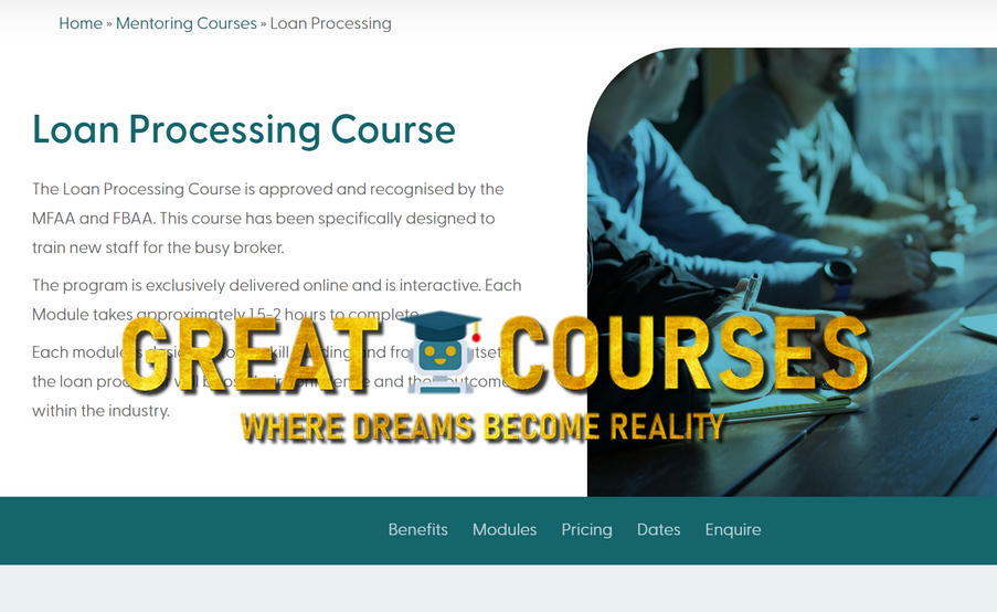 Loan Processing Course By Mr. Mentor - Free Download