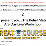 The Belief Matrix Workshop By George Ten - Free Download Course