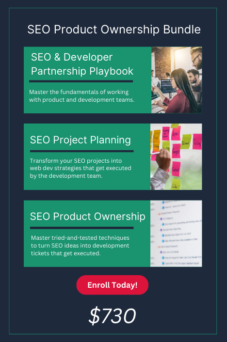 SEO Product Ownership Bundle