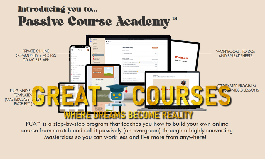 Passive Course Academy By Ginny Fears & Laura Haleydt - Free Download PCA Course + Instant Growth Accelerator Bundle