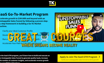 SaaS Go-To-Market Program By TK Kader - Free Download Course SaaS GTM Program
