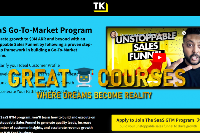SaaS Go-To-Market Program By TK Kader - Free Download Course SaaS GTM Program