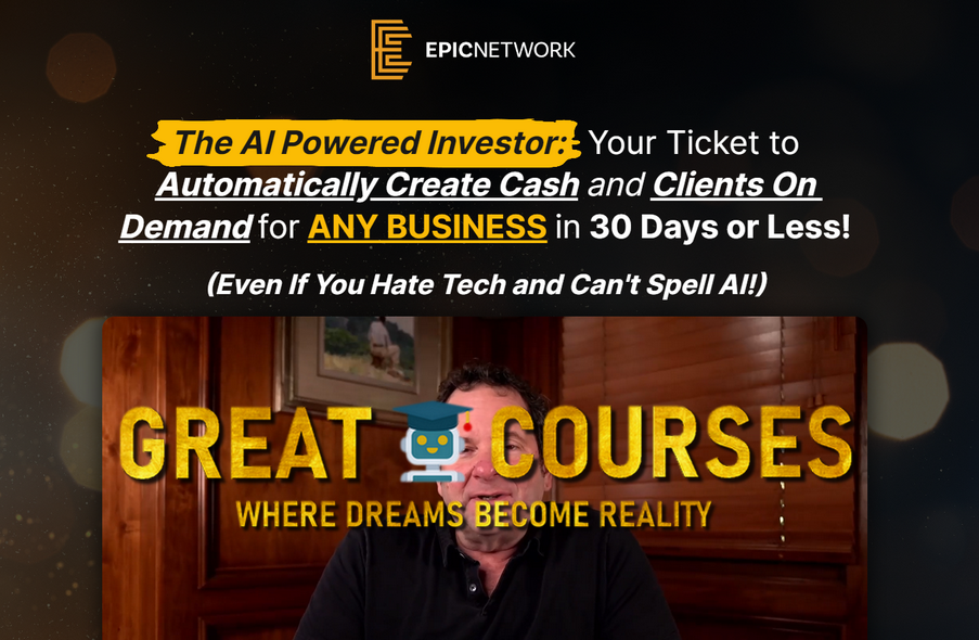 AI Powered Investor By Roland Frasier - Free Download Course EPIC Network AI Powered Investor By Roland Frasier - Free Download Course EPIC Network