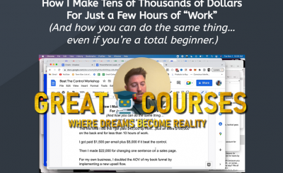 Beat The Control Workshop By Ian Stanley - Free Download Course
