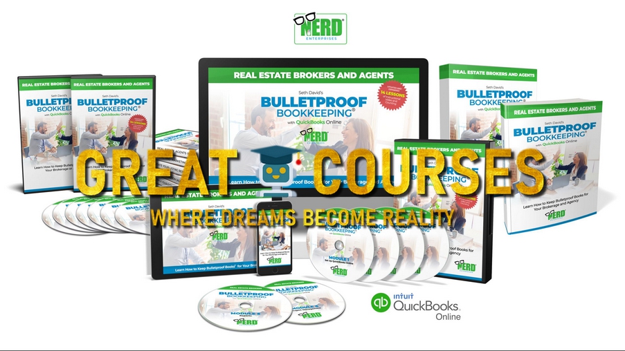 Bulletproof Bookkeeping Course With QuickBooks Online For Real Estate Brokers And Agents By Seth David - Free Download