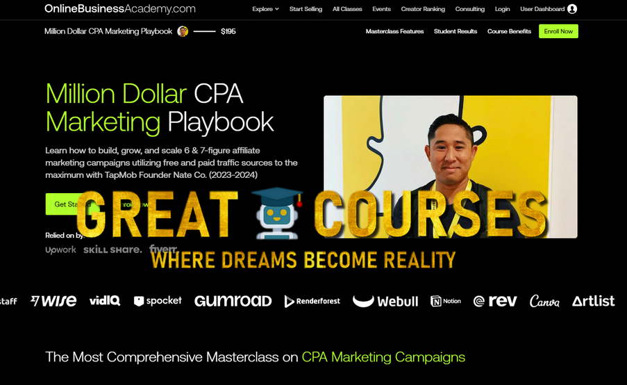 Million Dollar CPA Marketing Playbook By Nate Co - Free Download Course - Million Dollar CPA Marketing Playbook - Online Business Academy