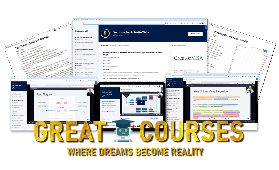 The Creator MBA Digital Course By Justin Welsh - Free Download CreatorMBA The Creator MBA Digital Course By Justin Welsh - Free Download CreatorMBA