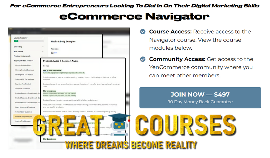 eCommerce Navigator By Brandon Nguyen - Free Download Course
