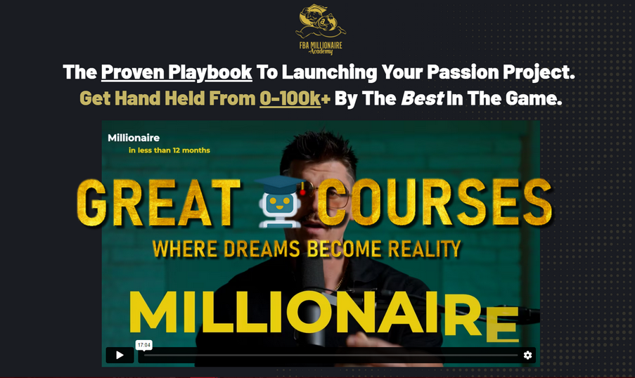 The FBA Millionaire Academy - Million Dollar Brand Club By Rob Oliver - Free Download Course