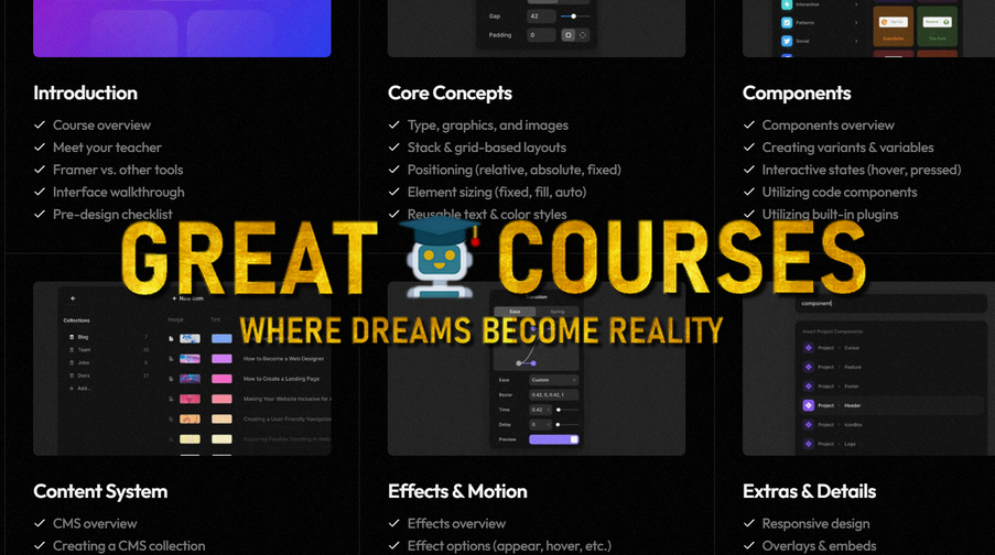 Framer Training By Traf - Free Download Website Training Course