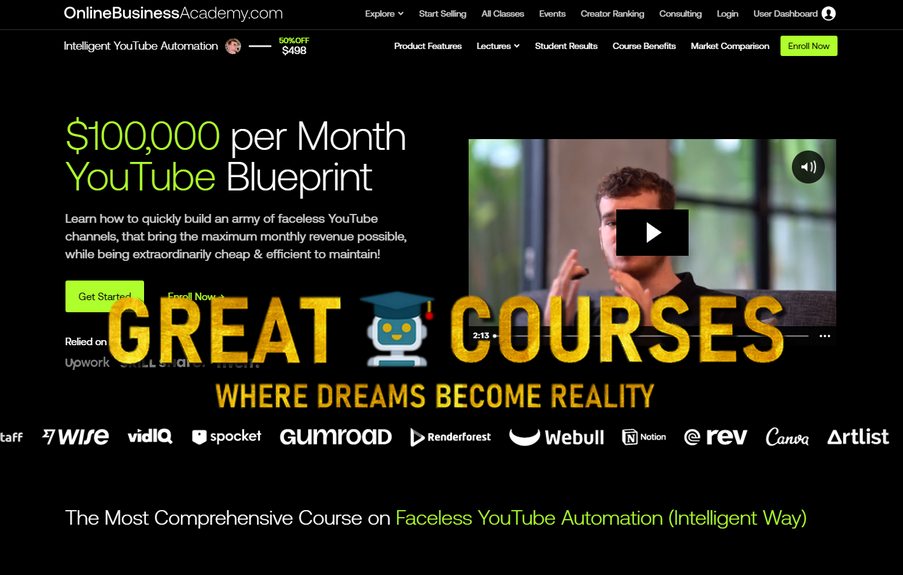 Intelligent YouTube Automation By Joachim DC - Free Download Course - Online Business Academy - Verified By Dave Nick