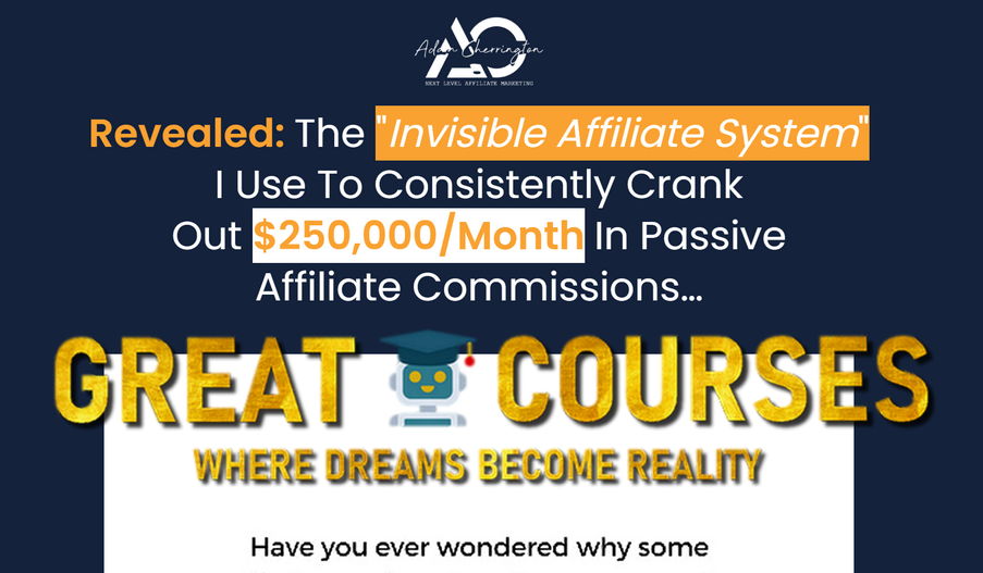 7 Pillars Invisible Affiliate System By Adam Cherrington - Free Download Course
