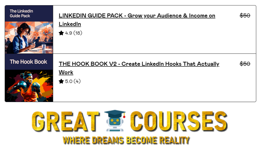 The Bundle LinkedIn Guide Pack + The Hook Book Bundle By Sam Browne - Free Download