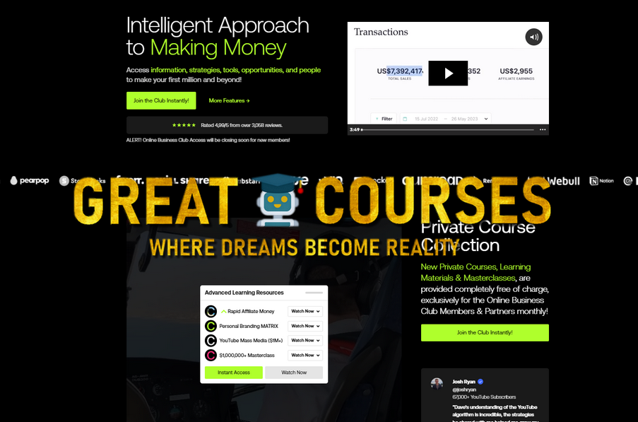 Online Business Club By Dave Nick - Free Download Courses - Online Business Club For Digital Entrepreneurs & Creators