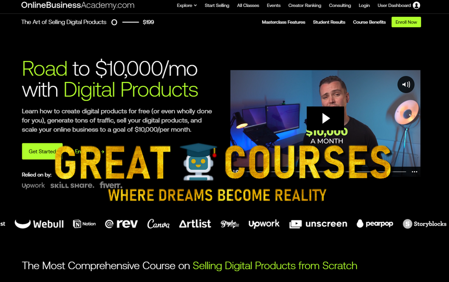 The Art Of Selling Digital Products By OBA Originals - Free Download Course - Online Business Academy - Road To $10,000/Mo With Digital Products