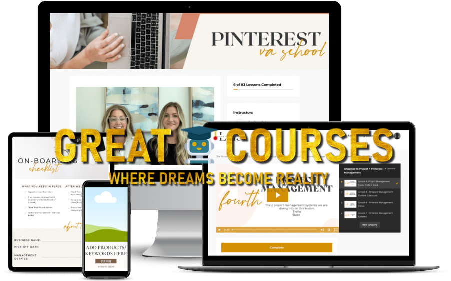 The Pinterest VA School By LGS Agency - Free Download Course - Let's Get Social Agency