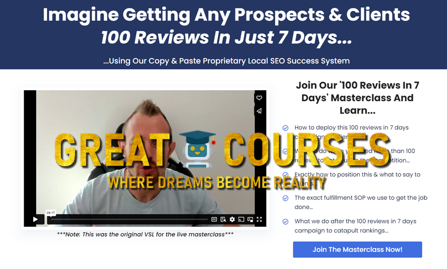 100 Reviews In 7 Days By Joe Troyer - Free Download Course Masterclass Digital Triggers