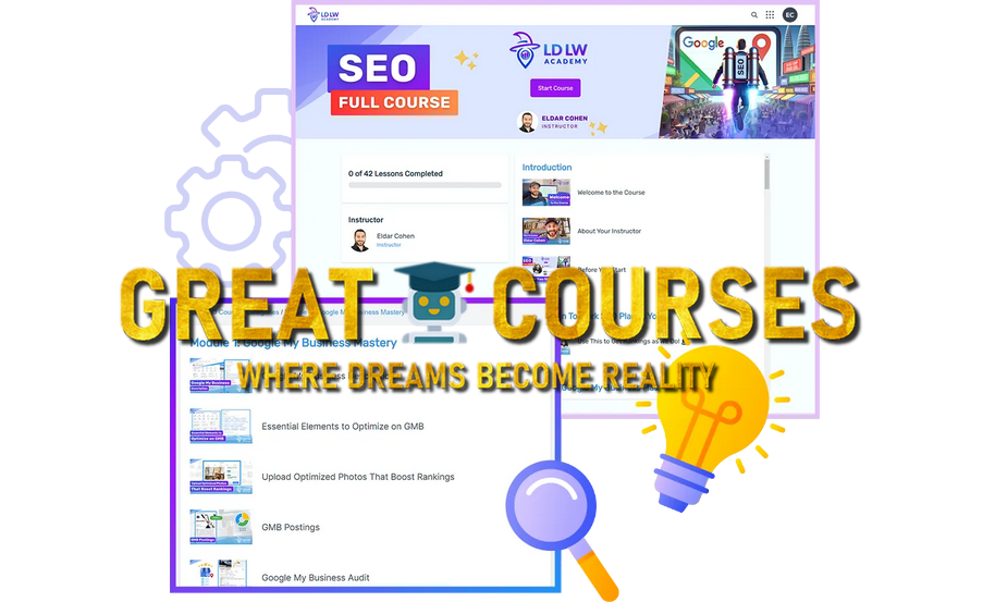 SEO Master Course By Eldar Cohen - Free Download LD LW Academy