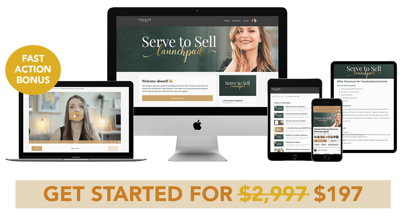 Serve To Sell Method By Kamila Gornia - Free Download Course - Heart Behind Hustle - Serve To Sell System