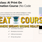 Wondr Masterclass - AI Print On Demand Automation Course - Free Download