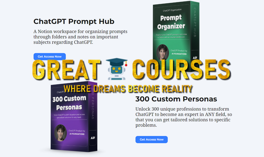 ChatGPT Prompt Hub + 300 Custom Personas By Drake Surach - Free Download ChatGPT Prompt Hub + 300 Custom Personas By Drake Surach - Free Download
