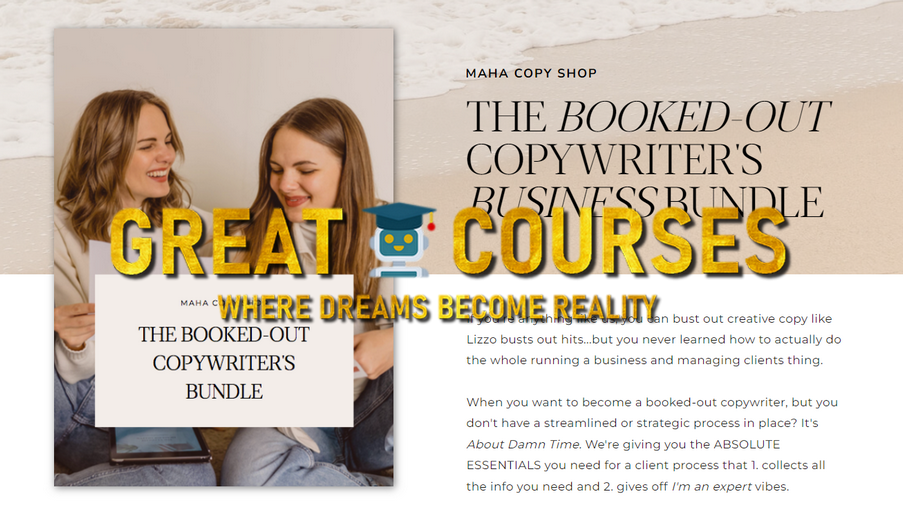 The Booked-Out Copywriter's Biz Bundle By Maha Copy Co - Free Download - The Maha Copy Shop