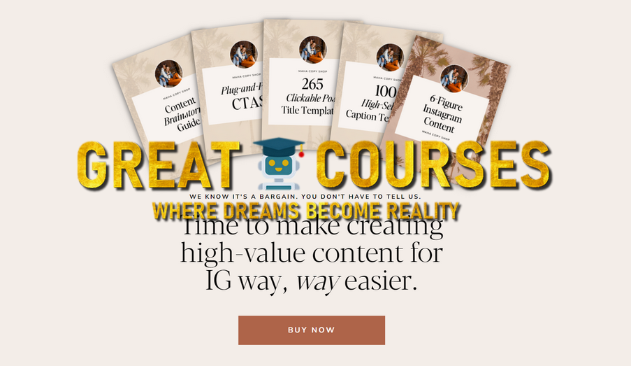 6-Figure Instagram Content By Maha Copy Co. - Free Download Course - The Maha Copy Shop